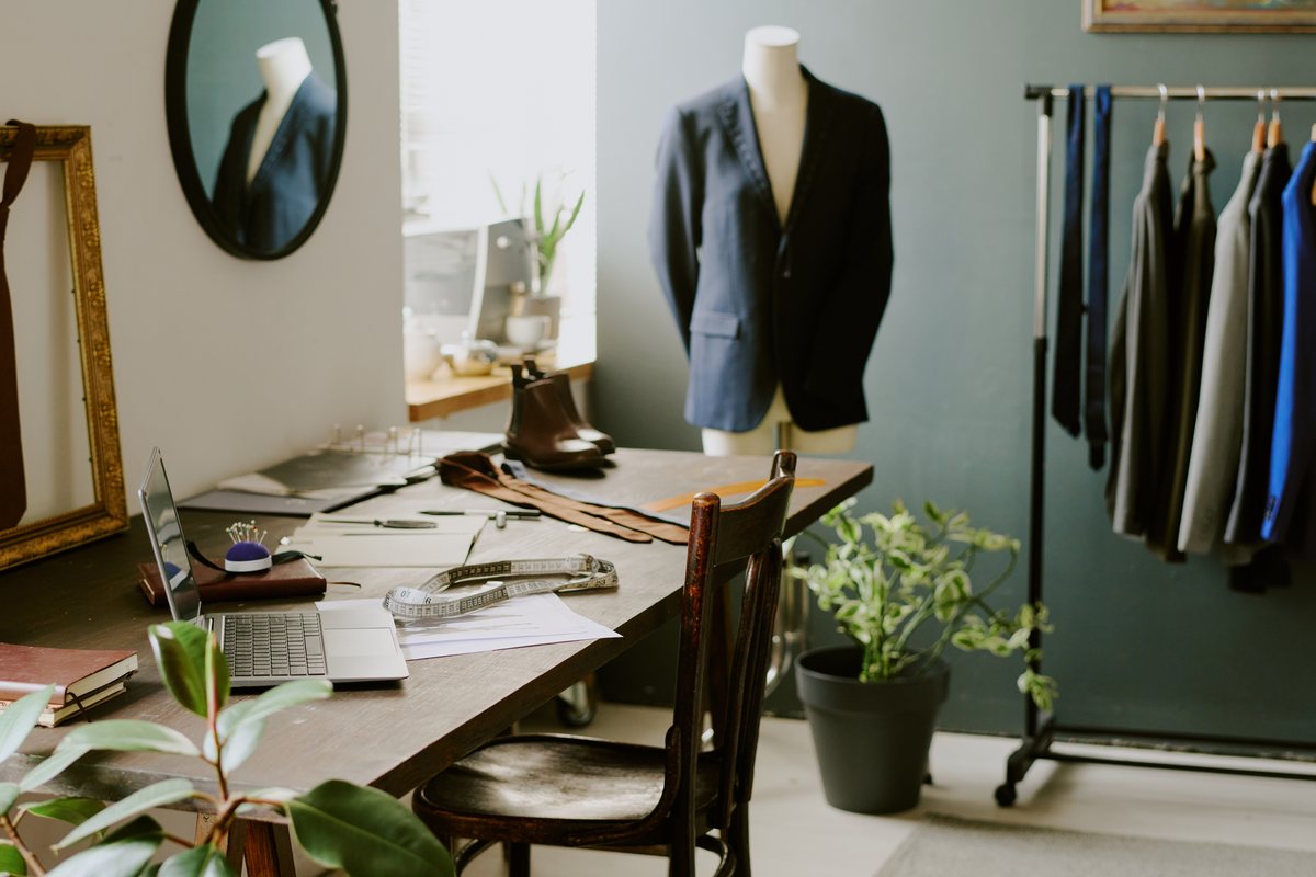 Decent Tailor boutique interior in Ghatlodiya Ahmedabad