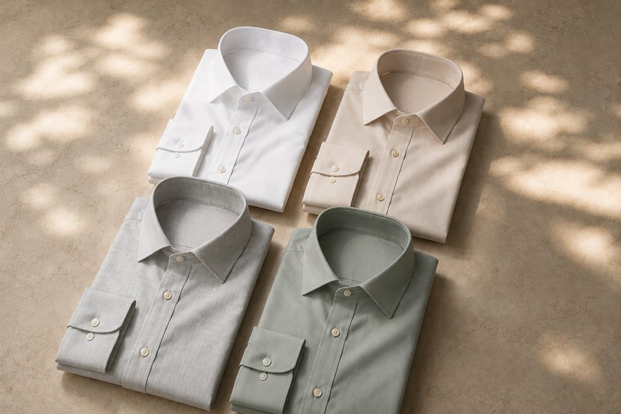 Shirts and trousers tailored by Decent Tailor Ahmedabad